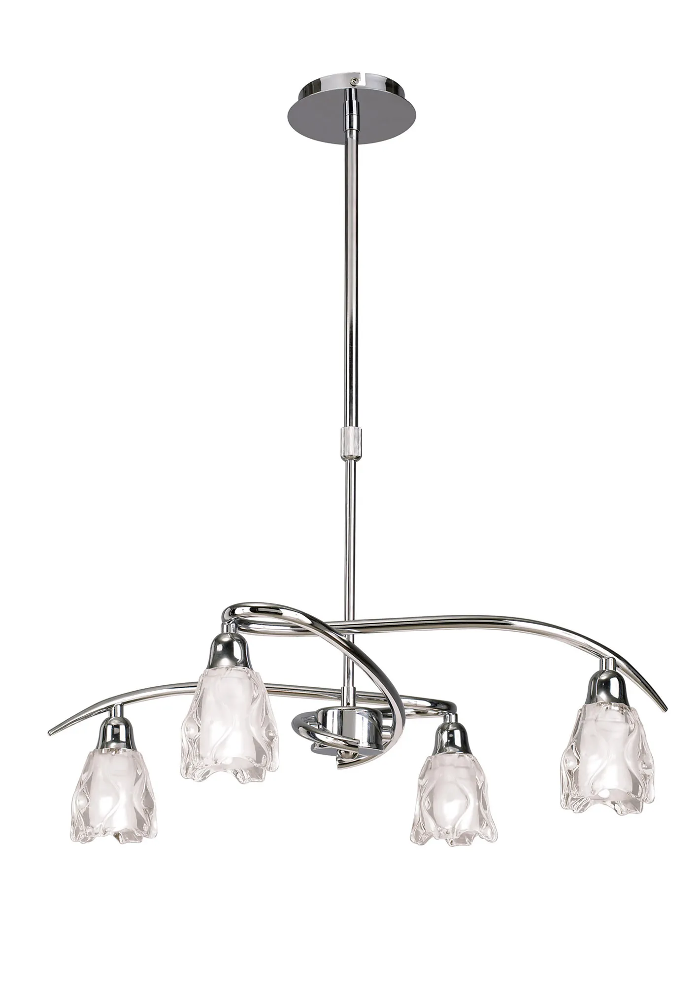 M8622/1  Amel Telescopic/Semi Flush 4 Light